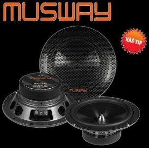 Reproduktory 165 mm / 6,5" Musway ME6.2W
