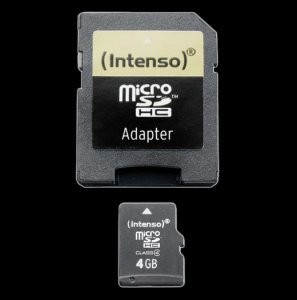 Micro SD karty s adaptrem Intenso MSD4