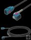 Anténní prodlužovací kabel - svod Fakra / Fakra L - 6 m / S