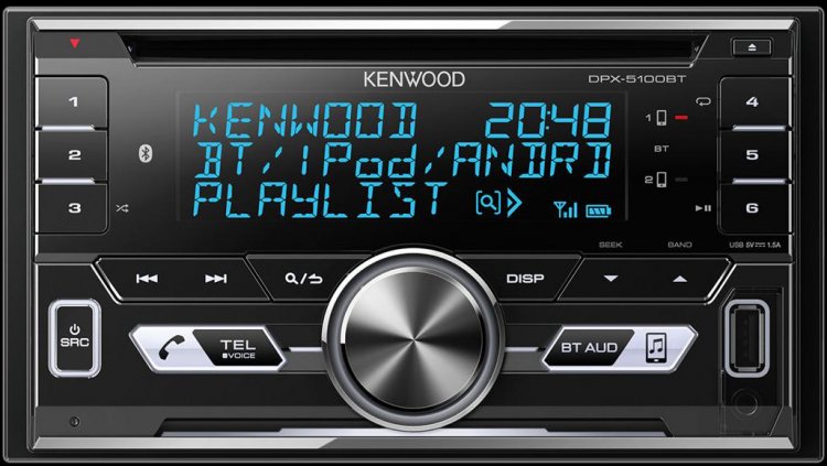 2DIN autordio s Bluetooth, USB, CD, Aux Kenwood DPX-5100BT - Kliknutm na obrzek zavete