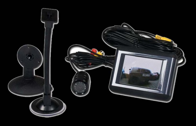Monitor 3,5" s parkovac kamerou - BEZDRTOV - Kliknutm na obrzek zavete