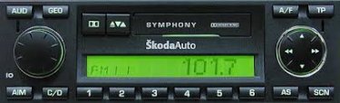 Autorádio Škoda Symphony / Bazar - 3 měsíce záruka