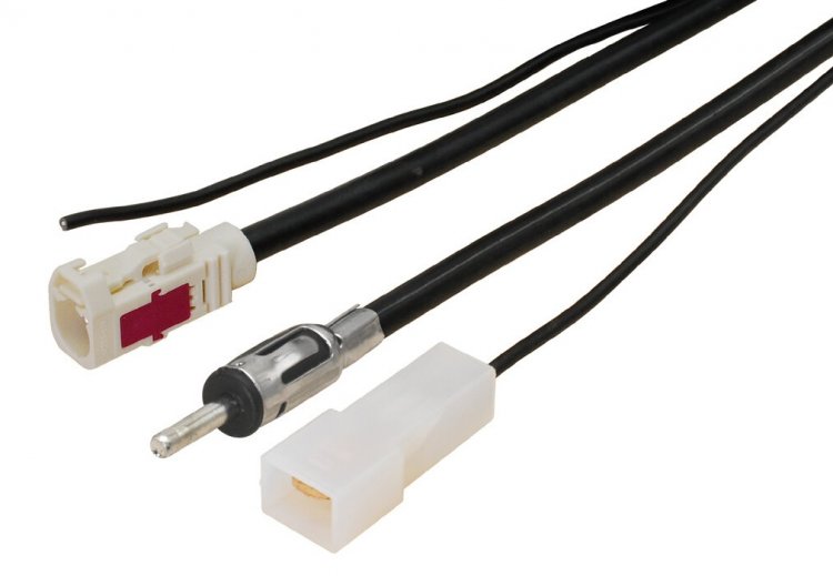 Antnn kabel - svod Fakra / DIN / Rem - 5 m - Kliknutm na obrzek zavete
