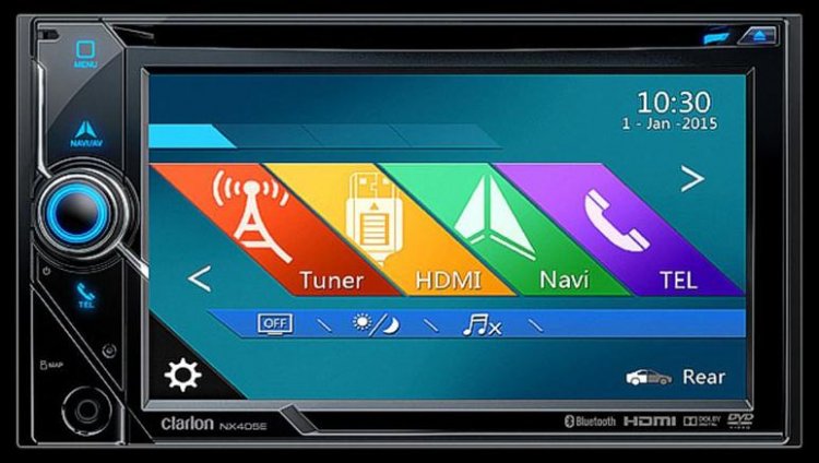 2DIN GPS navigace s DVD / USB / Bluetooth Clarion NX405E - Kliknutm na obrzek zavete