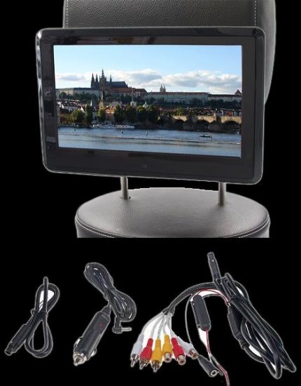 Monitor na oprkou DS-X11DBlack - 10,1", DVD, USB, SD, HDMi - Kliknutm na obrzek zavete