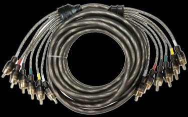 RCA kabely Audio System Z-EVO 5,0M-6 / 6-kanálové