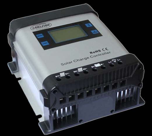 Solrn regultor nabjen - MPPT / 20A s LCD - Kliknutm na obrzek zavete