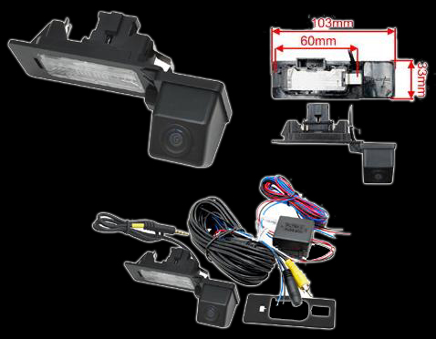 Parkovac kamera AUDI A4 (B8) / A5 / Q5 / TT - Kliknutm na obrzek zavete