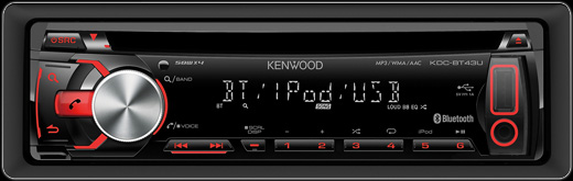 Autordia s USB - Bluetooth Kenwood KDC-BT43U - Kliknutm na obrzek zavete