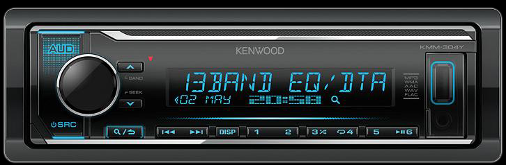 Autordio s USB, Aux Kenwood KMM-304Y - Kliknutm na obrzek zavete