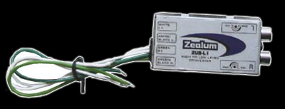Pevodnk reproduktorovho signlu / RCA - Zealum ZUS-L1 - Kliknutm na obrzek zavete